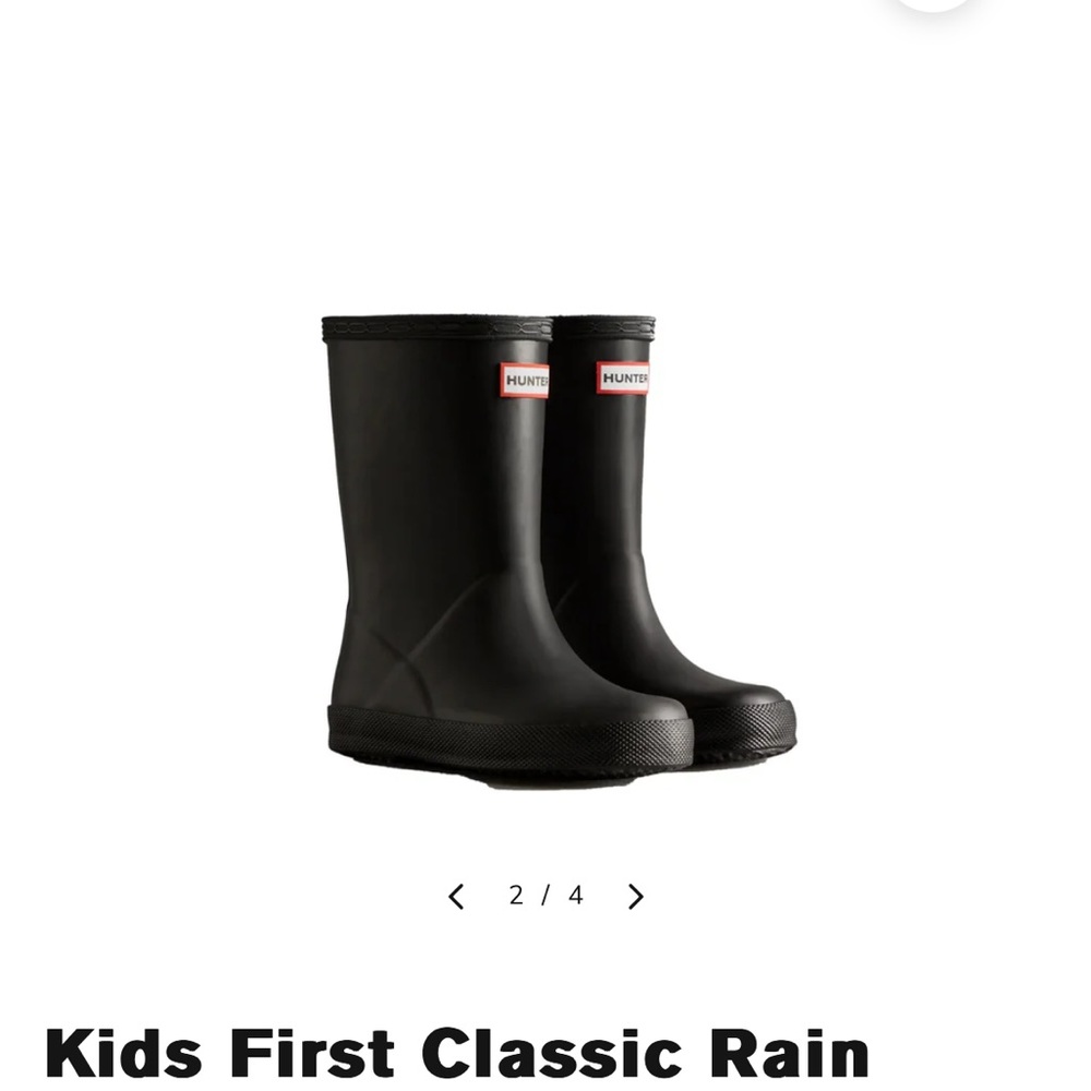 Classic Hunter kids rain boots